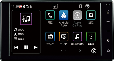9インチスマホ連携ディスプレイオーディオ